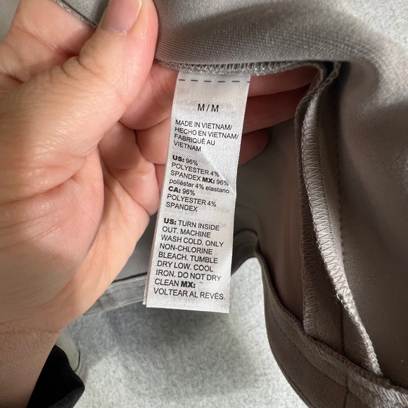 White House Black Market Ultra Suede Cropped Faux Moto Jacket Mercury Gray  M - Picture 8 of 13